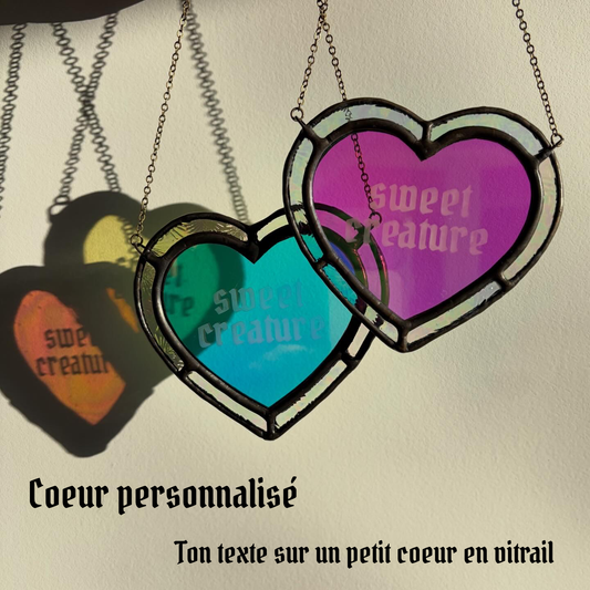 Custom heart - Vitrail