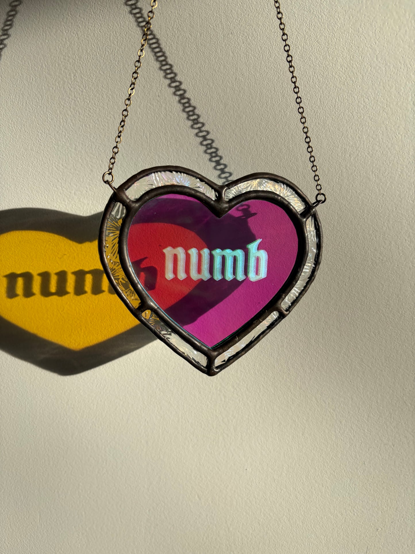 Valentine's heart - Vitrail