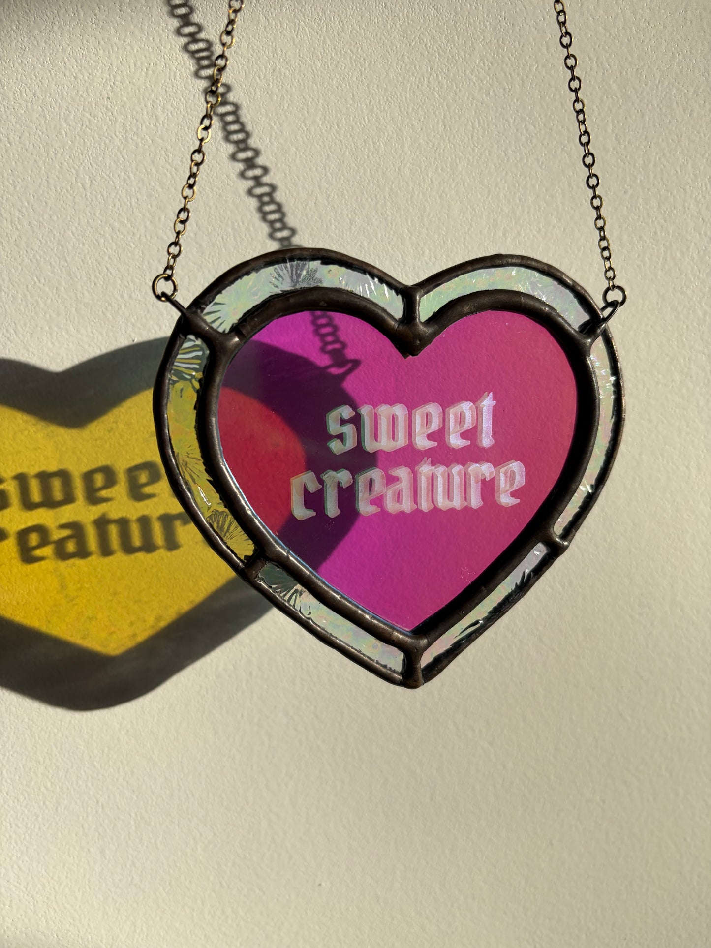 Valentine's heart - Vitrail