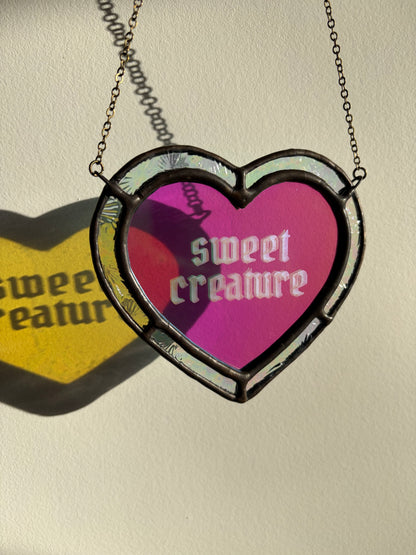 Valentine's heart - Vitrail