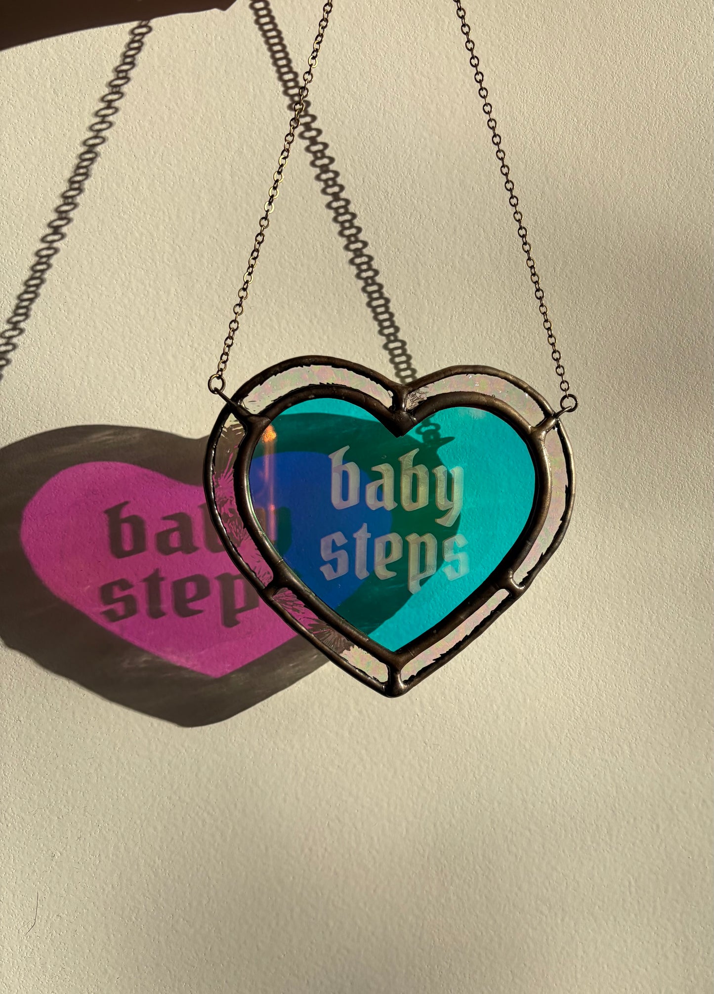 Valentine's heart - Vitrail