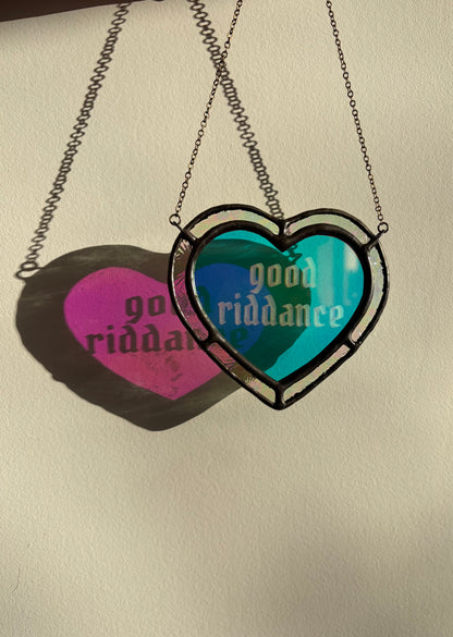 Valentine's heart - Vitrail