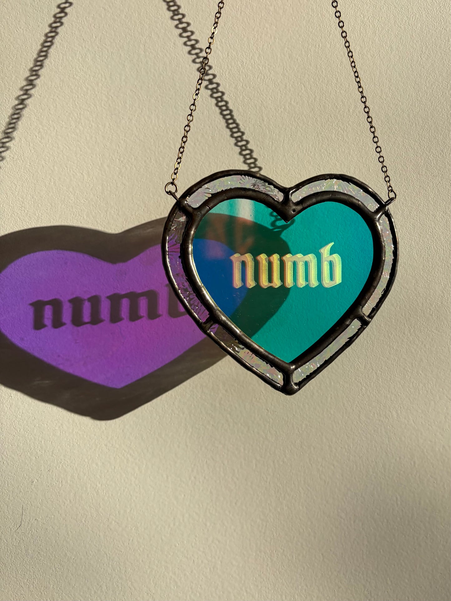 Valentine's heart - Vitrail