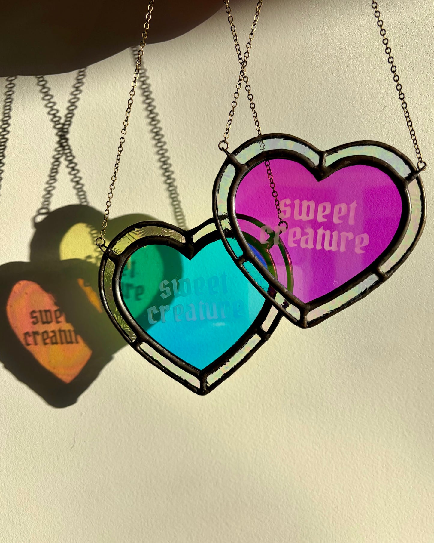 Valentine's heart - Vitrail