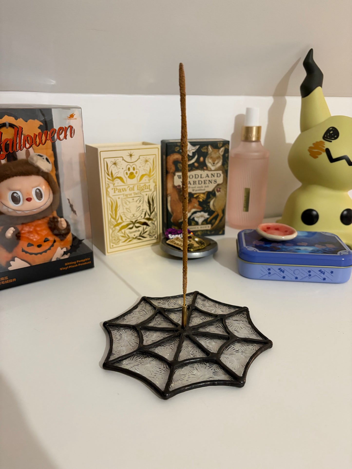 Spiderweb porte-encens - Vitrail