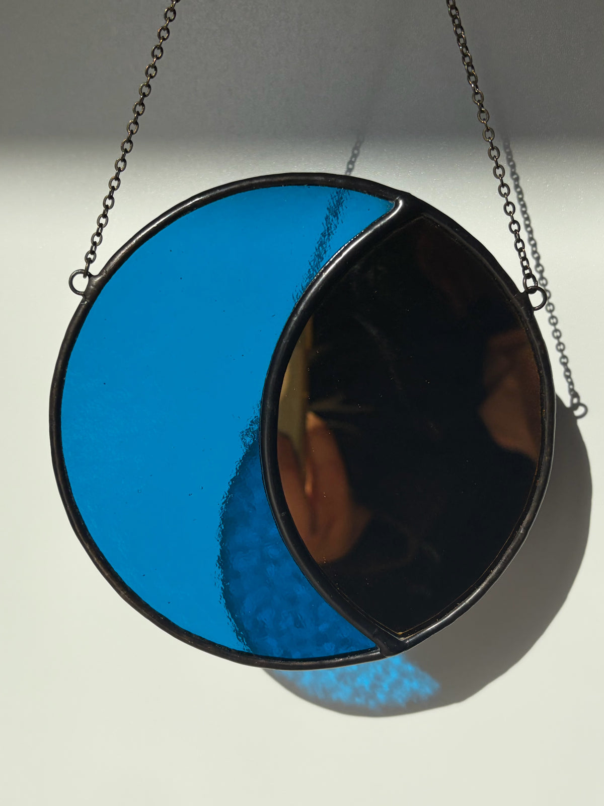Miroir lune - Vitrail