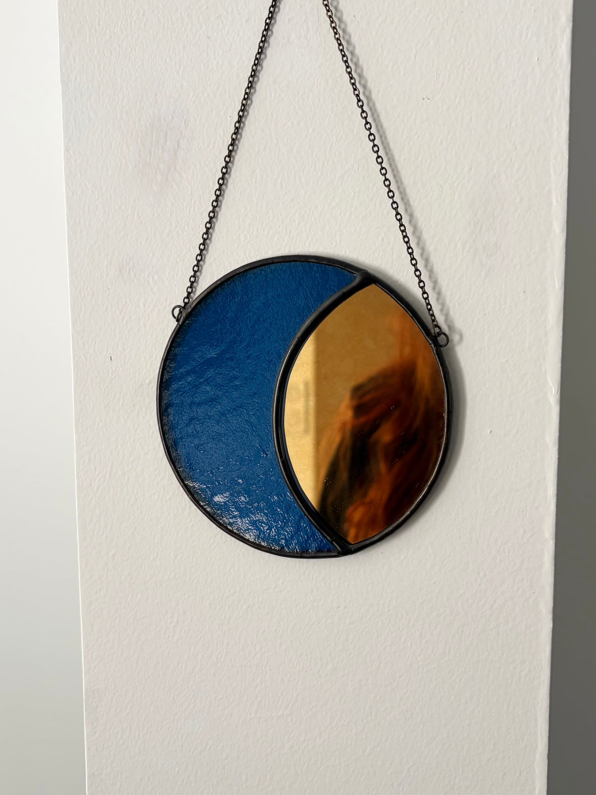 Miroir lune - Vitrail