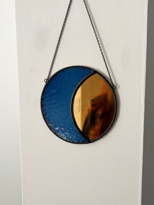 Miroir lune - Vitrail